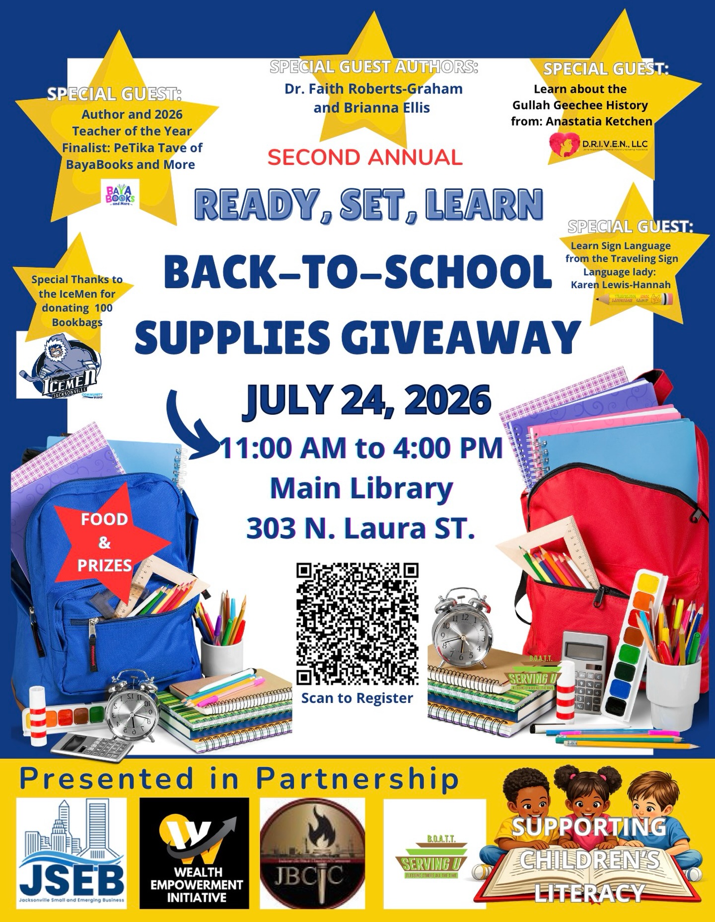 We are excited to partner on our 2nd annual Back to School supplies giveaway. It will be held on July 24th. We are looking for items to support the event. 

Interested companies or individuals can use link in bio to support. 

#backtoschool #sponsors #wealthempowermentinitiative