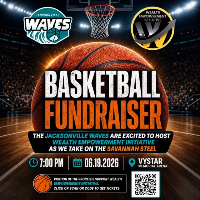 New team. Big impact. This Juneteenth, we’re teaming up with the Jacksonville Waves, a NEW women’s basketball team you NEED to know about 

📍 VyStar Veterans Memorial Arena (Downtown Jacksonville)
📅 June 19th at 7pm

🎟️ Proceeds from every ticket helps to support financial & homeownership education, workforce development, and real community impact through the Wealth Empowerment Initiative

Pull up. Support women in sports. Celebrate the culture 

For tickets - link in bio or hit the QR code. 

#JuneteenthVibes #WomensSportsMatter #JacksonvilleWaves #DowntownJacksonville #GiveBack